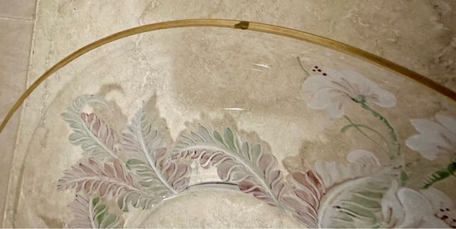 Vaso murano decorato mano Ghisetti