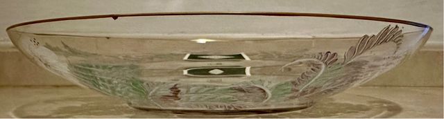 Vaso murano decorato mano Ghisetti