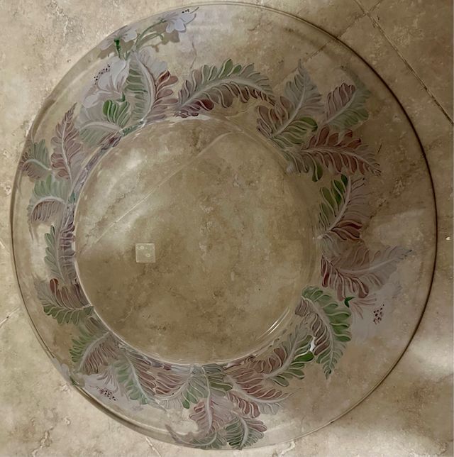 Vaso murano decorato mano Ghisetti