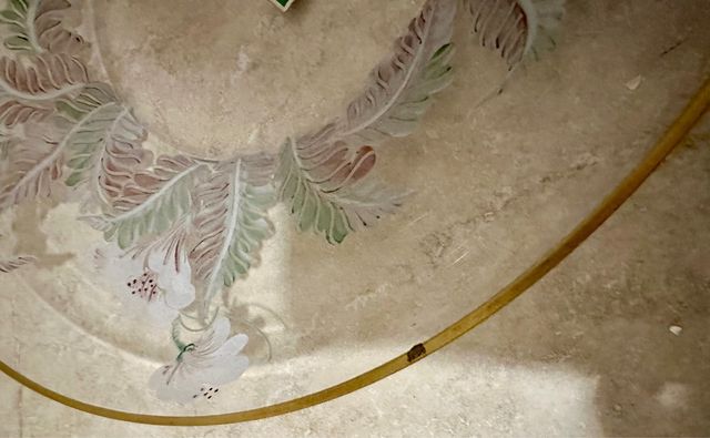 Vaso murano decorato mano Ghisetti