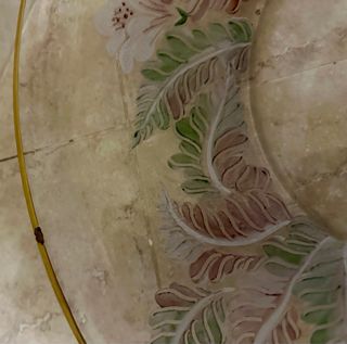 Vaso murano decorato mano Ghisetti