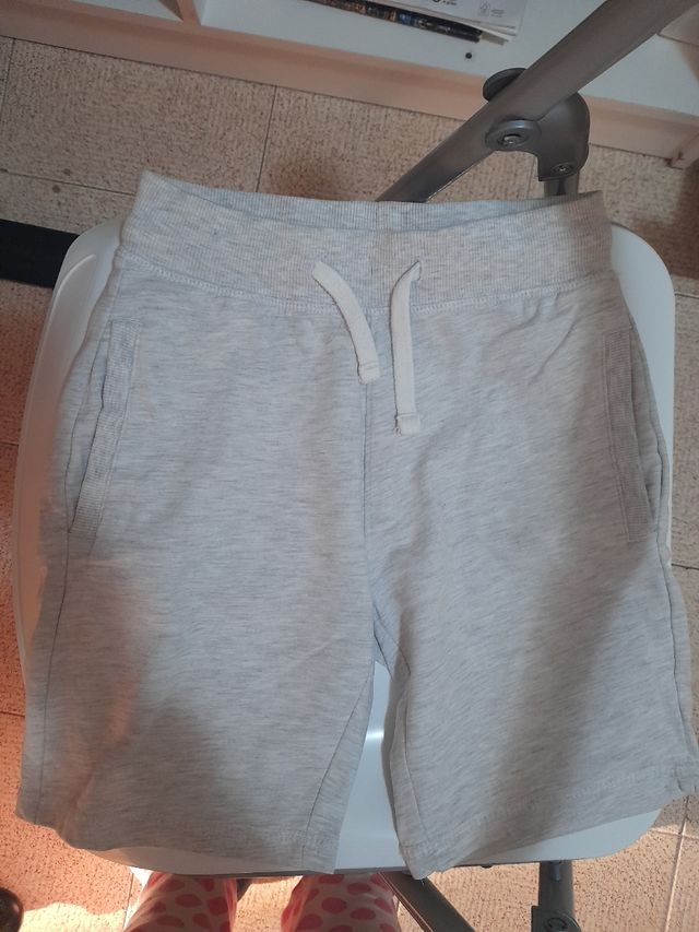 Shorts bambino grigio chiaro