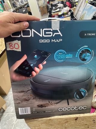 Cecotec Robot Aspirador con Navegación Giroscópica Conga 999 Map