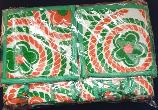 SET 3  STROFINACCI FLOREALI DA CUCINA