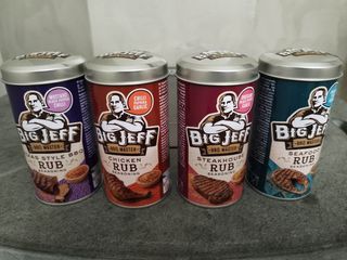 4 Barattoli Big Jeff BBQ Rub