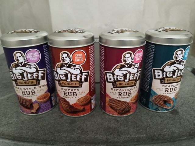 4 Barattoli Big Jeff BBQ Rub