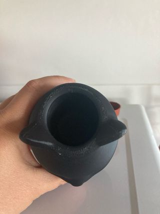 Vaso devorativo Gatto Nero stampa 3D(pianta esclus