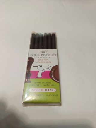 Lacre para pistola J Herbin marron