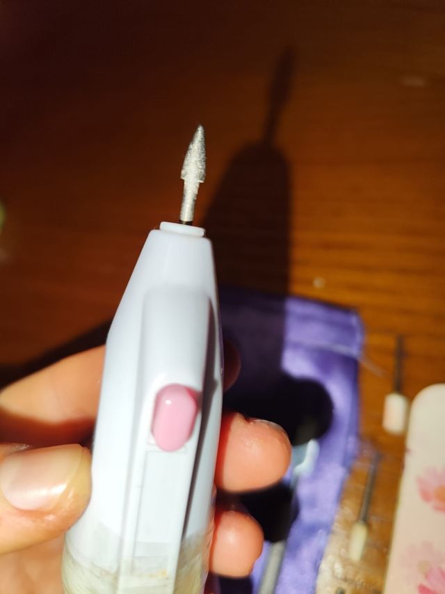 Mini trapano manicure unghie rosa