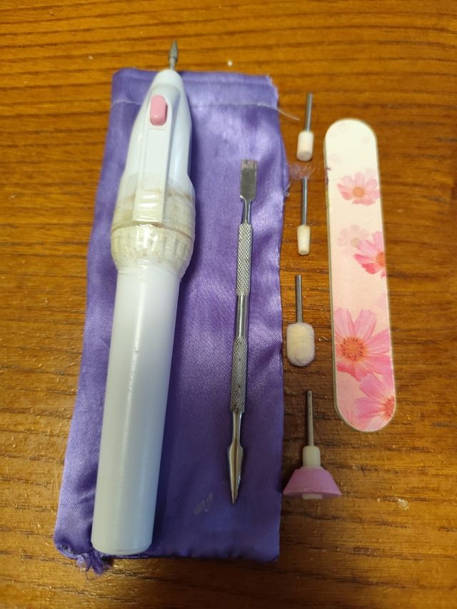 Mini trapano manicure unghie rosa