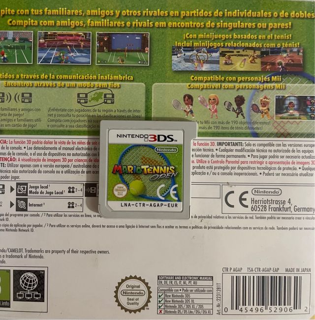 Mario Tennis Open 3ds