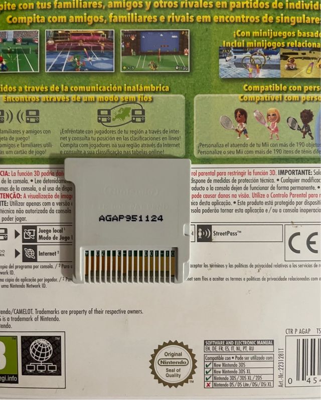 Mario Tennis Open 3ds