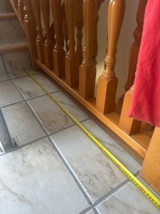 Barandilla escalera madera