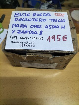 Buje rueda delantera para Opel Astra H y Zafira B