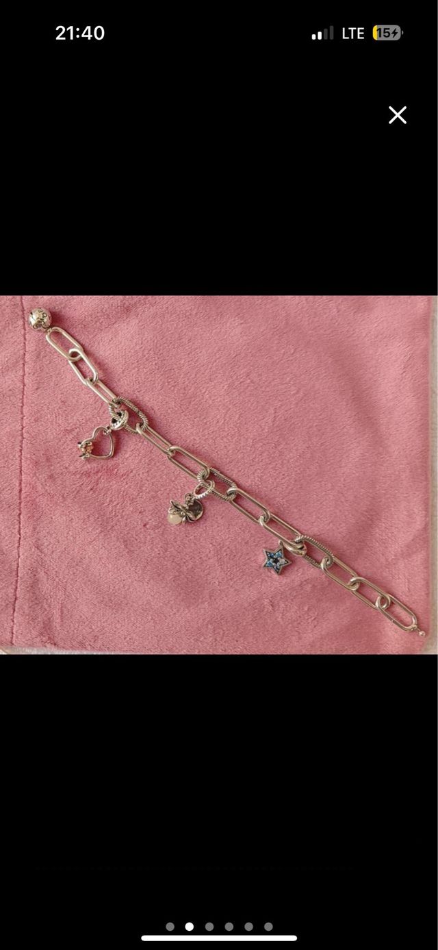 Pulsera Eslabones plata nueva