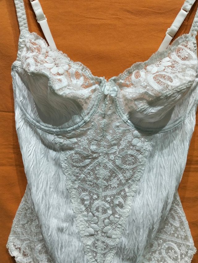 Body pizzo bianco tg 3 B - Intimo donna