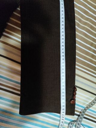 Chaqueta pana marrón - Talla 60