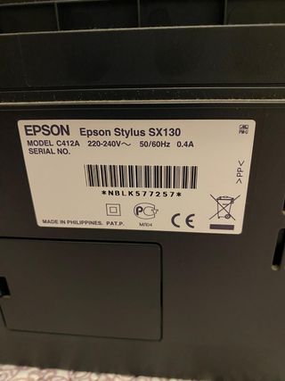Impresora Epson stylus SX130 multifunción