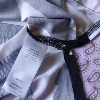 Blusa Cleo taglia L, bianca e nera.