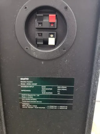 Sistema de sonido DVD Sanyo DWM-1000M