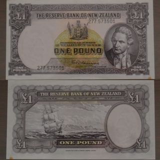 BILLETE 1 LIBRA - NUEVA ZELANDA - ( 1960 - 1967 )