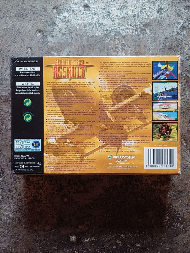 Aerofighters Assault - Nintendo 64 pal