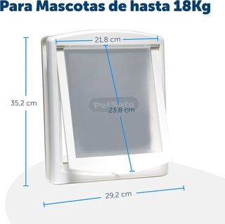 Puerta Mascotas con 2 Posiciones