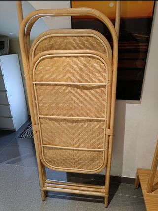 Biombo Krysia ratán 180x180cm