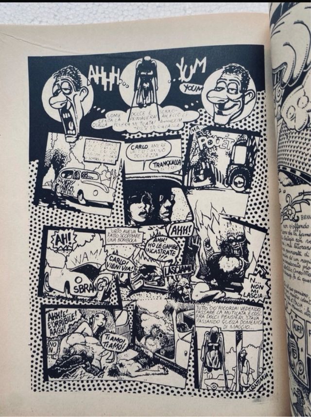 Fumetto Andrea Pazienza il libro rosso del Male