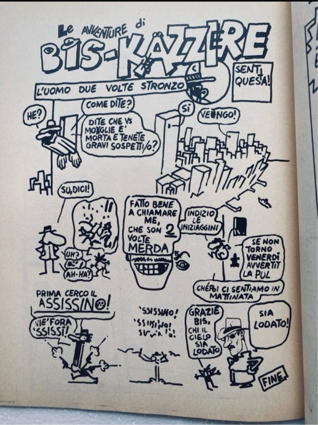 Fumetto Andrea Pazienza il libro rosso del Male