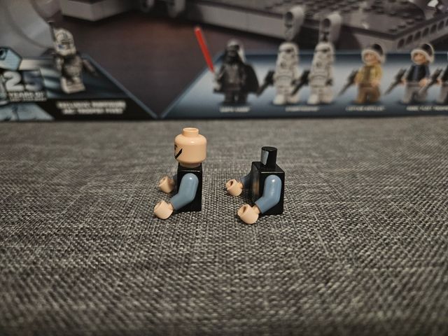 Partes de minifiguras de Rebeldes Lego Star Wars.