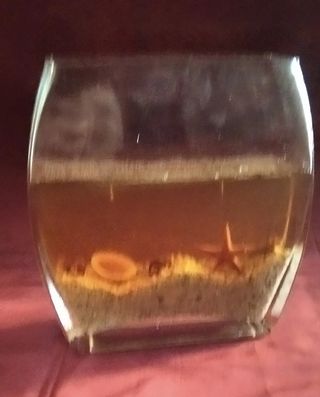 Candela a forma di acquario Vintage buone condizio