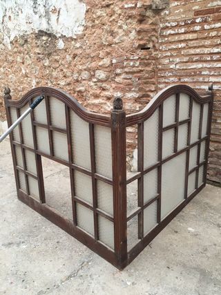 Marquesina de taquilla antigua