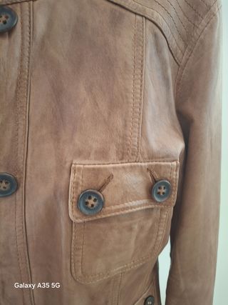 Giacca pelle Conbipel marrone