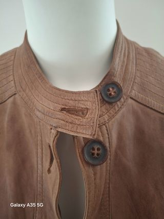 Giacca pelle Conbipel marrone