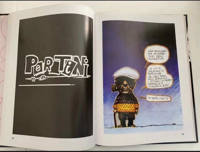 Fumetto Andrea Pazienza Pertini e altre satire