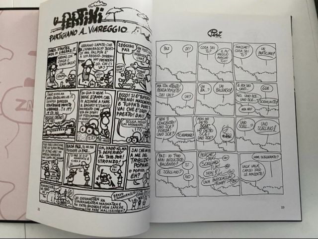 Fumetto Andrea Pazienza Pertini e altre satire