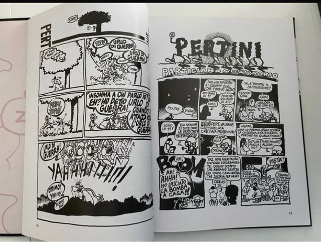Fumetto Andrea Pazienza Pertini e altre satire