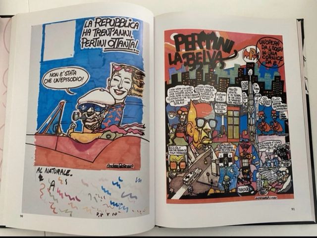 Fumetto Andrea Pazienza Pertini e altre satire