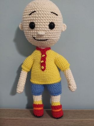 Muñeco Caillou tejido a crochet