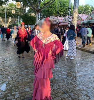 Traje de flamenca talla 38