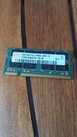 MEMORIA RAM 2GB PORTATIL
