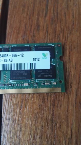 MEMORIA RAM 2GB PORTATIL