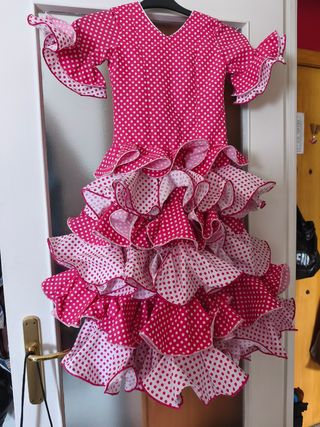Traje flamenca niña