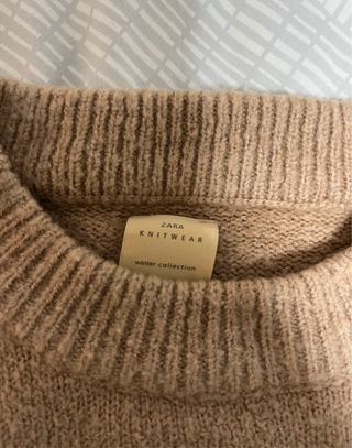 jersey marrón de zara