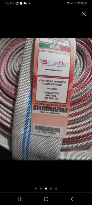 Manichetta antincendio Sepin 20m