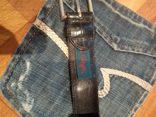 Cinturón A. Leyva Piel Negro 108cm