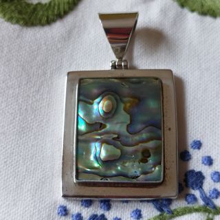 Colgante Plata 925 Concha Avalon