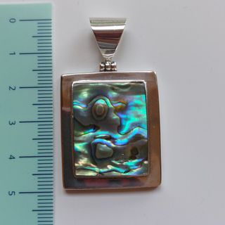 Colgante Plata 925 Concha Avalon