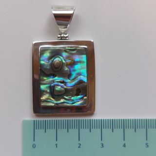 Colgante Plata 925 Concha Avalon
